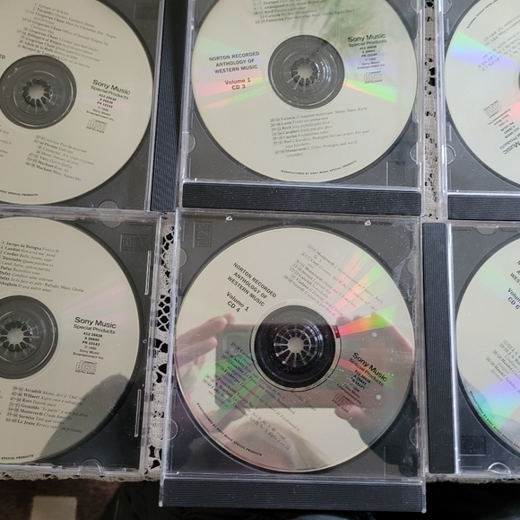 Norton Recorded Anthology Of Music/Volume 1/cd's 1-6 - Picture 2 of 2